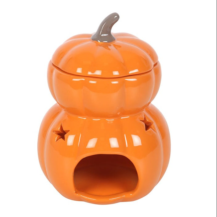 Stacked Pumpkin Oil Burner and Wax Warmer