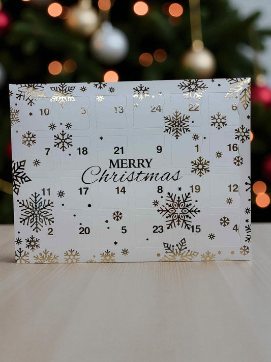 Pink Snowflake 24 Day Wax Melt Christmas Advent Calendar