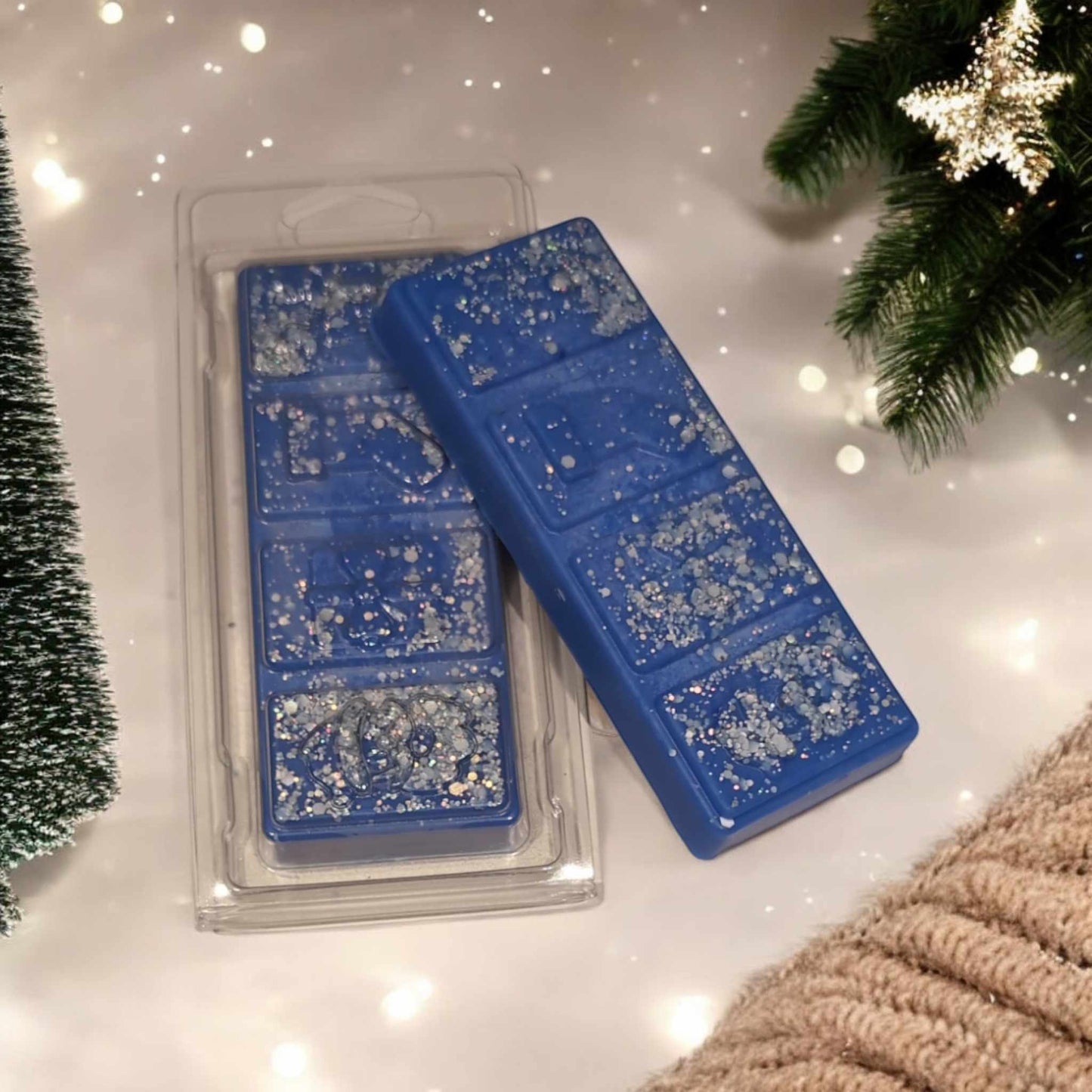 Winter Night Stars Clam Snap Bar